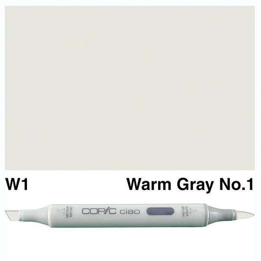 Copic Ciao W1 Warm Gray No.1 - theartshop.com.au