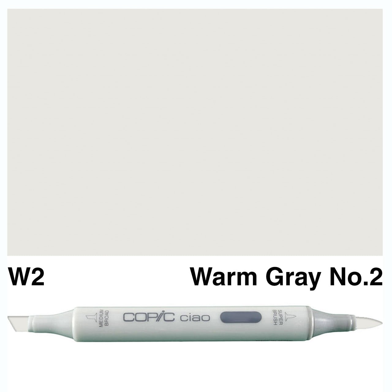 Copic Ciao W2 Warm Gray No.2 - theartshop.com.au