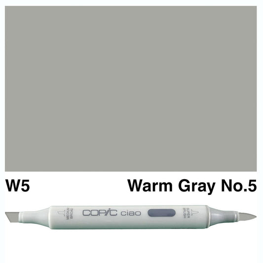 Copic Ciao W5 Warm Gray No.5 - theartshop.com.au