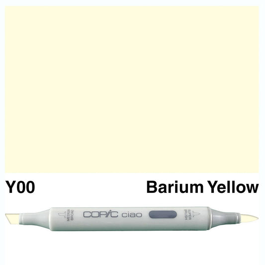 Copic Ciao Y00 Barium Yellow - theartshop.com.au