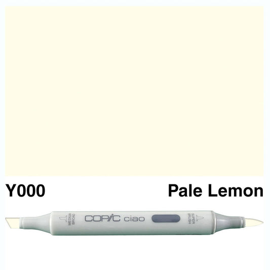 Copic Ciao Y000 Pale Lemon - theartshop.com.au