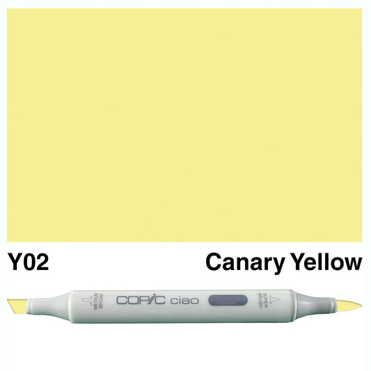 Copic Ciao Y02 Canary Yellow - theartshop.com.au