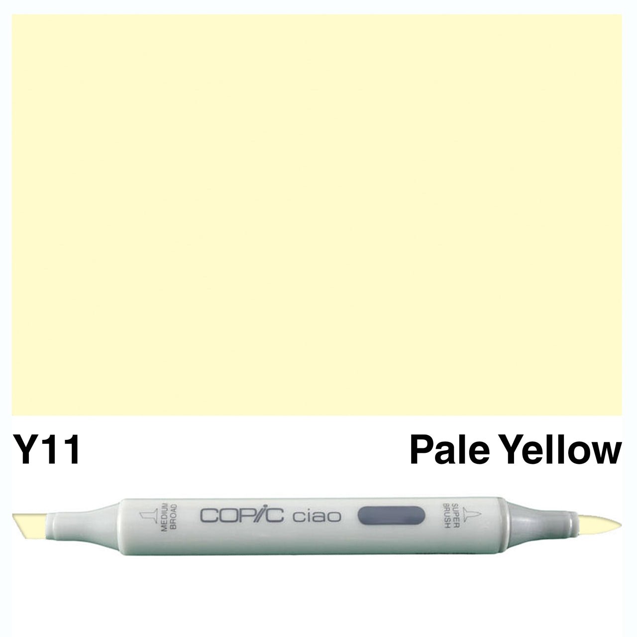 Copic Ciao Y11 Pale Yellow – theartshop.com.au