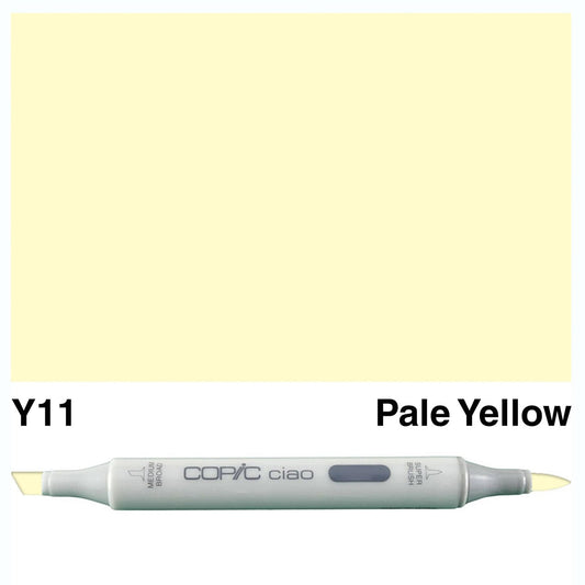 Copic Ciao Y11 Pale Yellow - theartshop.com.au