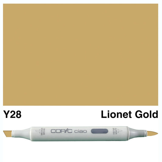 Copic Ciao Y28 Lionet Gold - theartshop.com.au