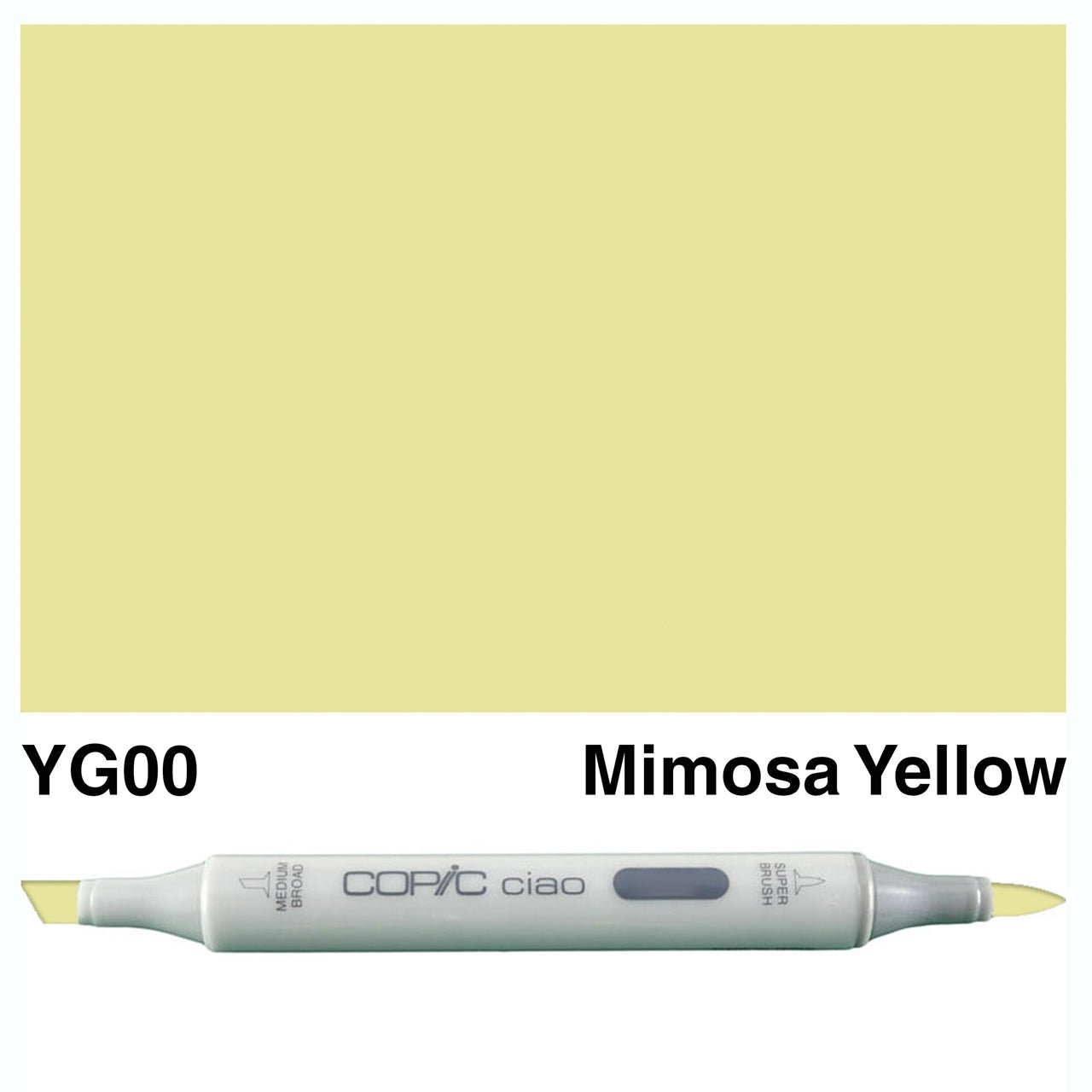 Copic Ciao YG00 Mimosa Yellow - theartshop.com.au