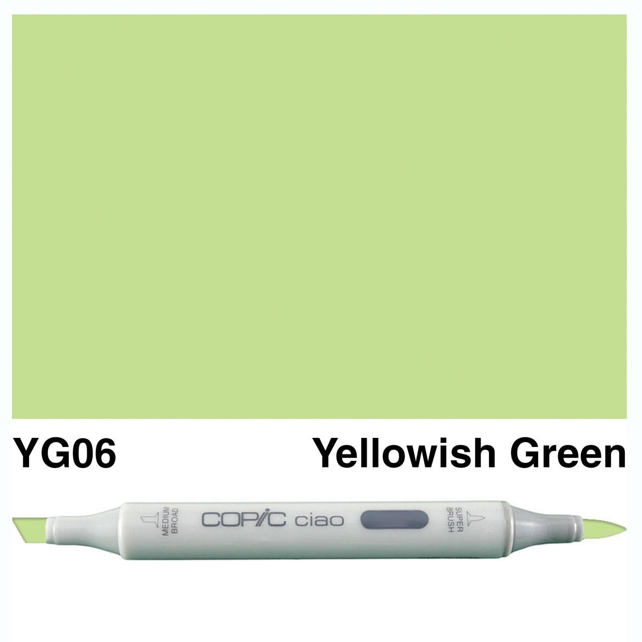 Copic Ciao YG06 Yellowish Green - theartshop.com.au