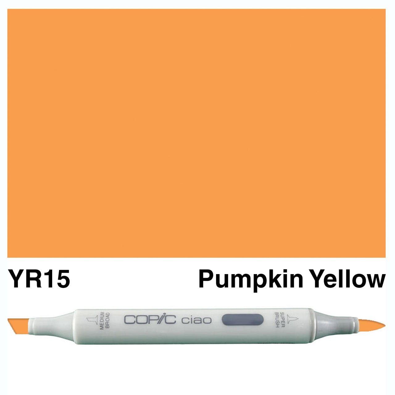 Copic Ciao YR15 Pumpkin Yellow - theartshop.com.au