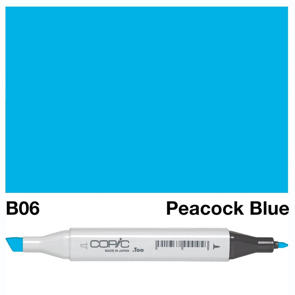 Copic Classic Marker B06 Peacock Blue - theartshop.com.au