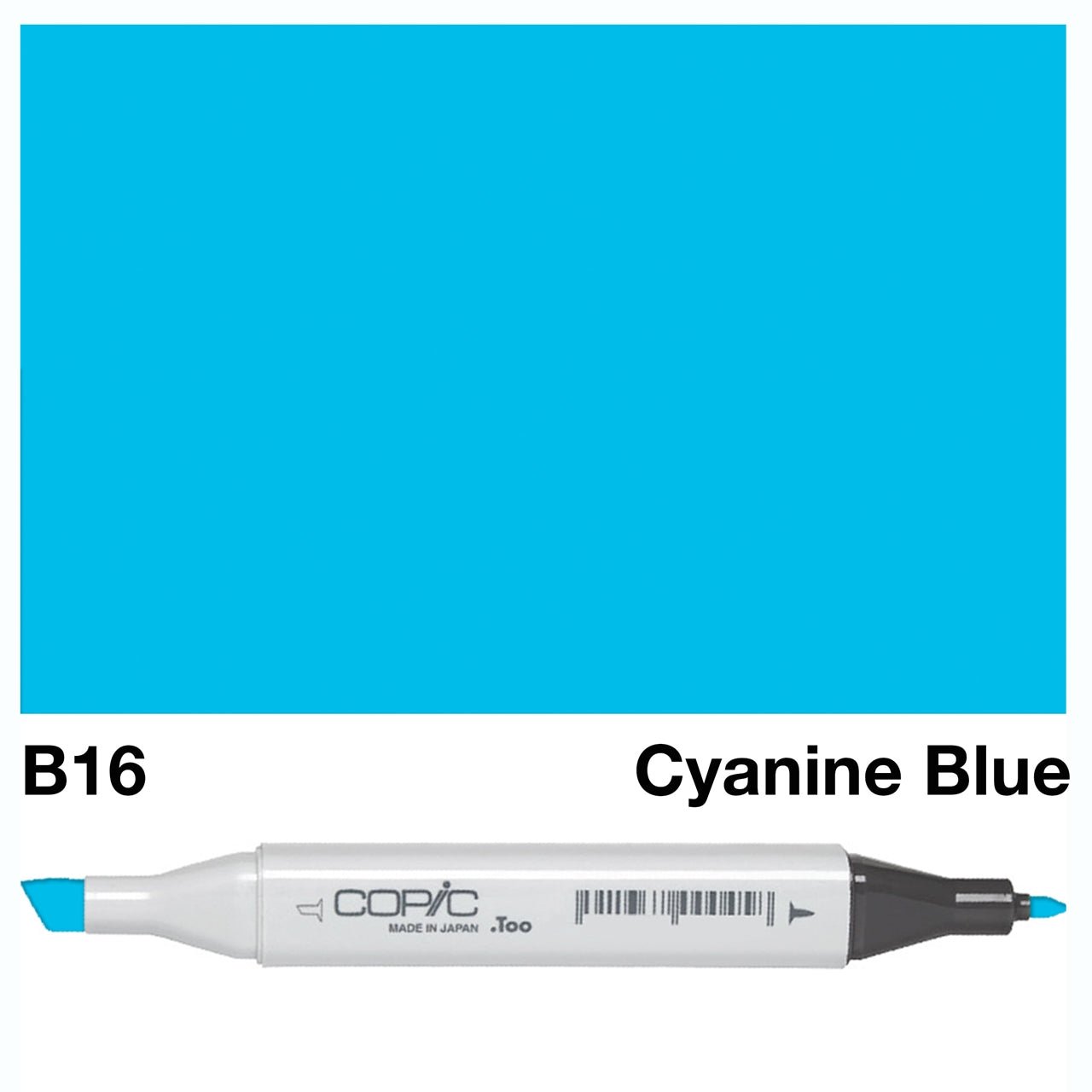 Copic Classic Marker B16 Cyanine Blue - theartshop.com.au