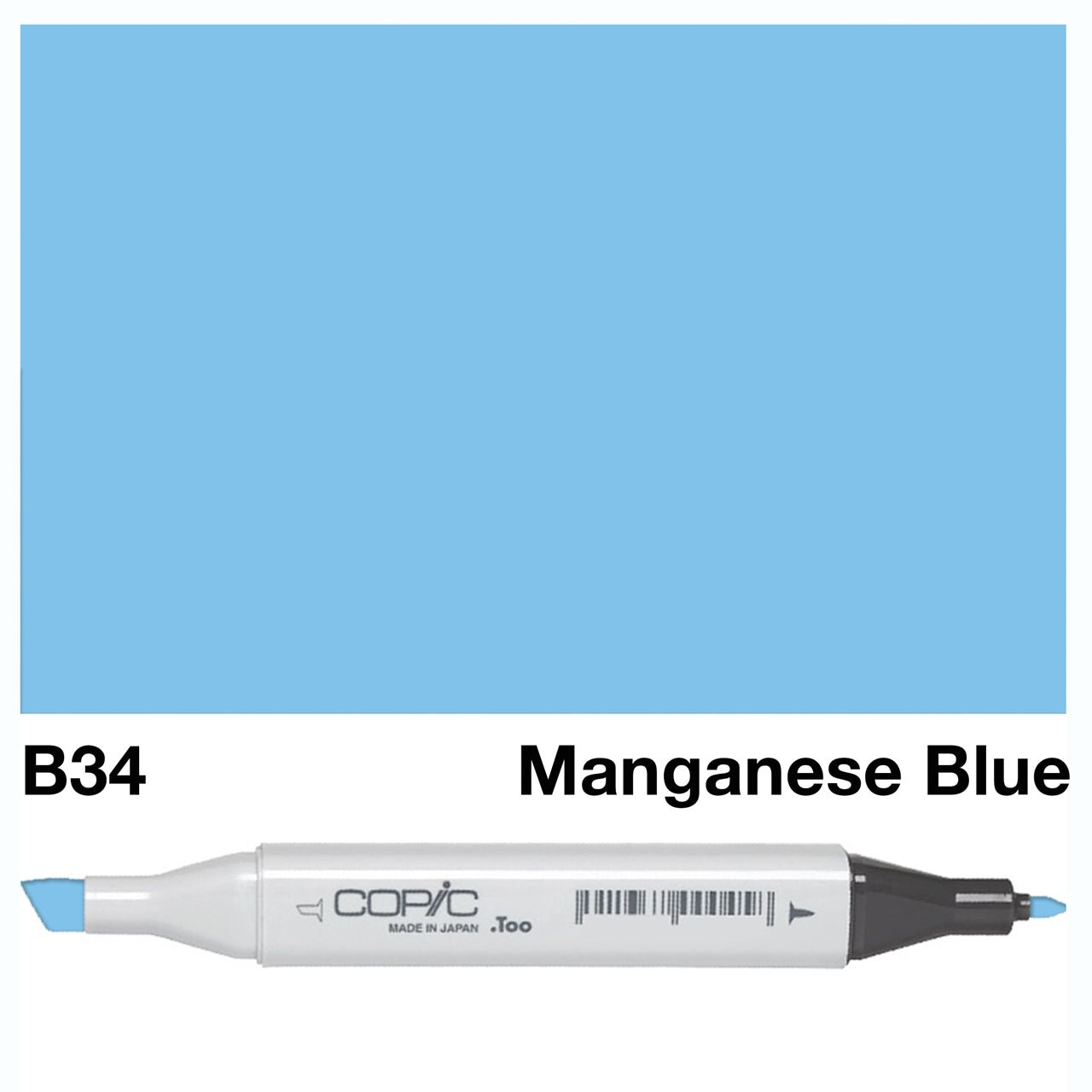 Copic Classic Marker B34 Manganese Blue - theartshop.com.au