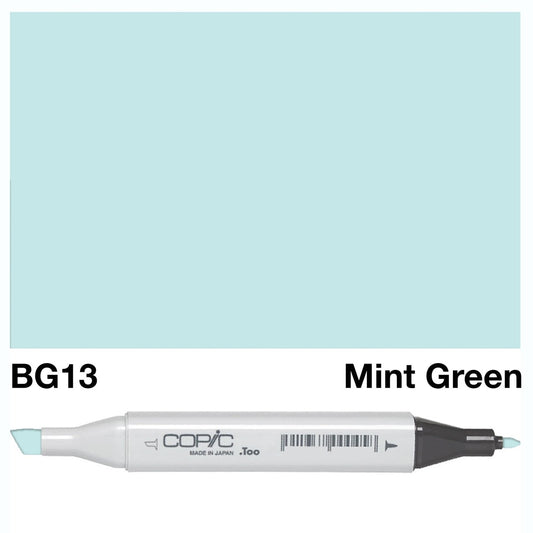 Copic Classic Marker BG13 Mint Green - theartshop.com.au