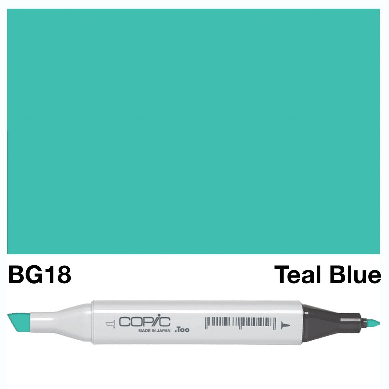 Copic Classic Marker BG18 Teal Blue - theartshop.com.au