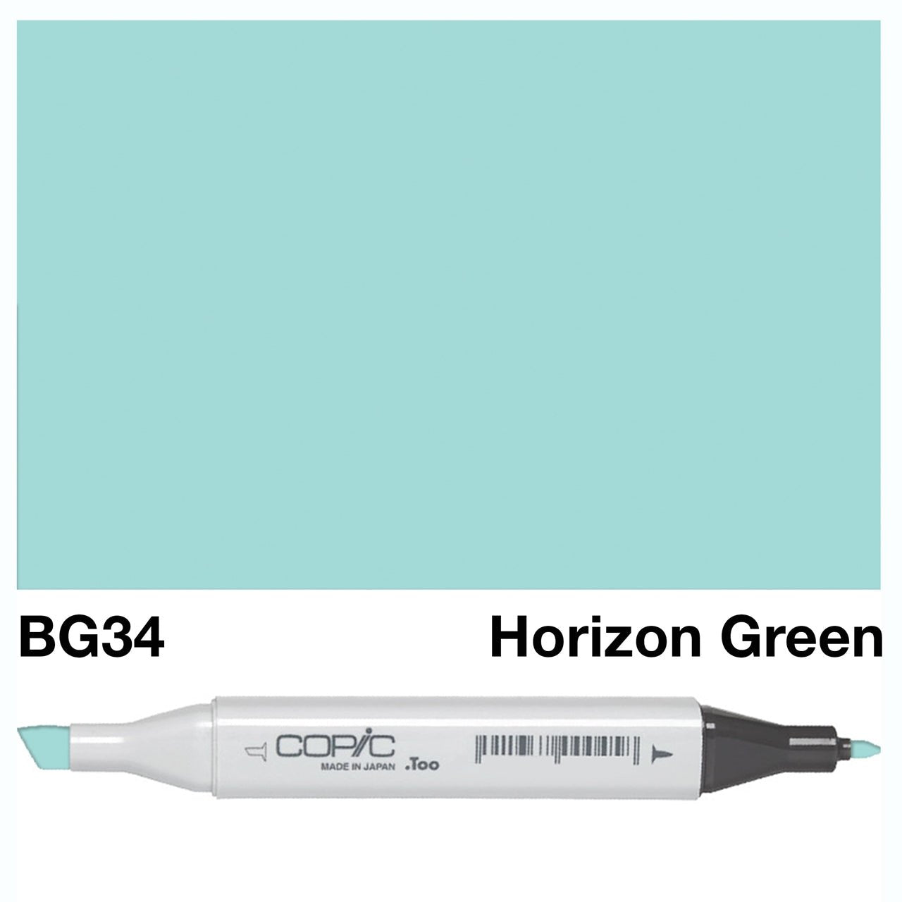 Copic Classic Marker BG34 Horizon Green - theartshop.com.au