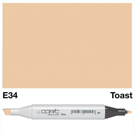 Copic Classic Marker E34 Toast - theartshop.com.au