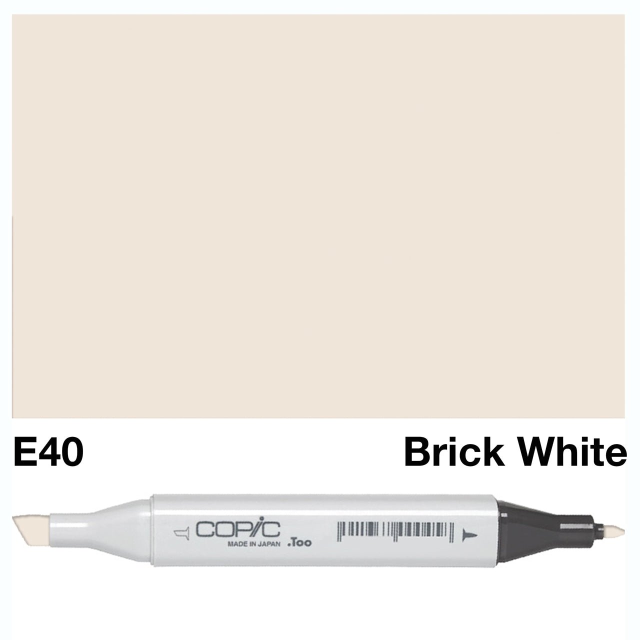Copic Classic Marker E40 Brick White - theartshop.com.au