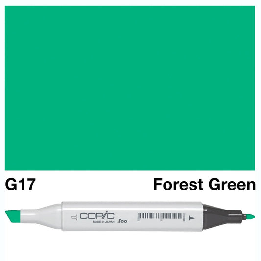 Copic Classic Marker G17 Forest Green - theartshop.com.au