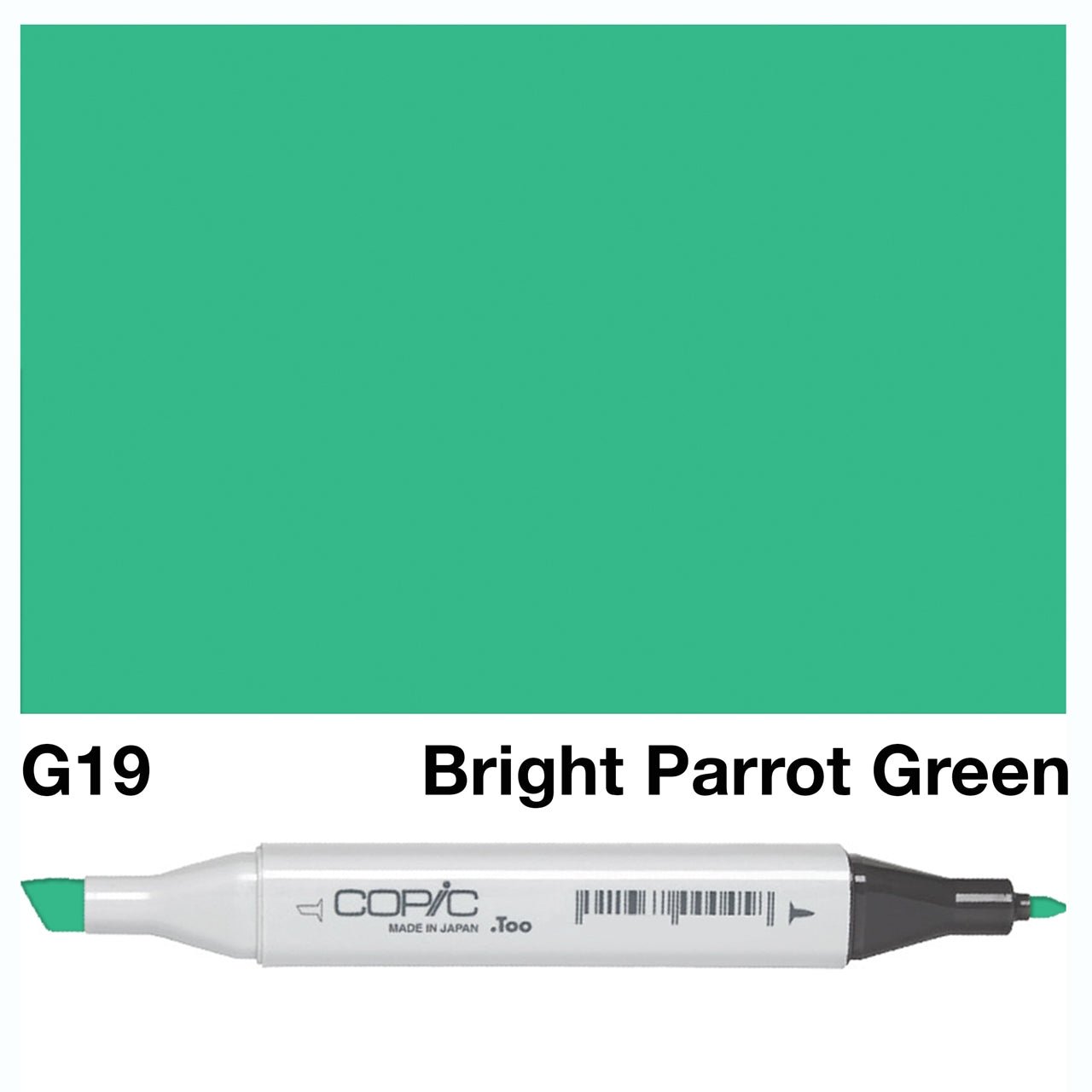 Copic Classic Marker G19 Bright Parrot Green - theartshop.com.au