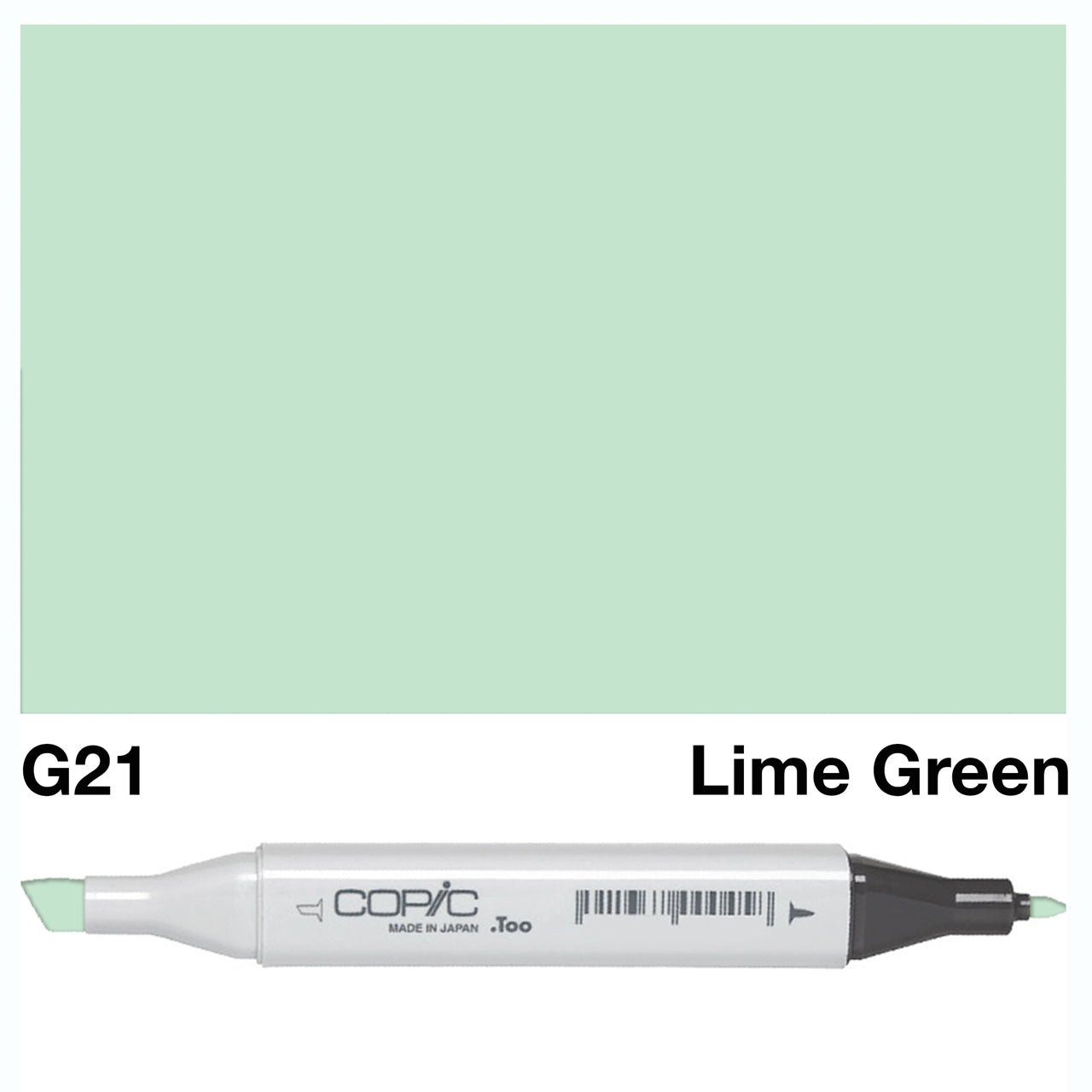 Copic Classic Marker G21 Lime Green - theartshop.com.au