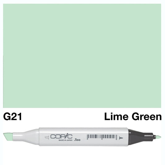 Copic Classic Marker G21 Lime Green - theartshop.com.au