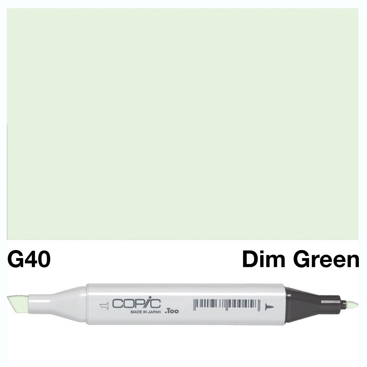 Copic Classic Marker G40 Dim Green - theartshop.com.au