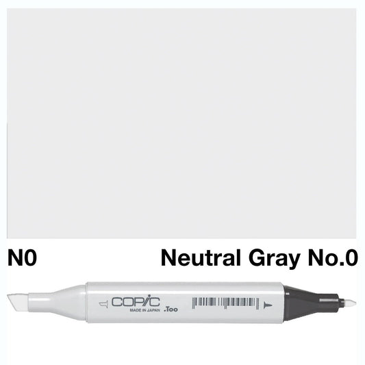 Copic Classic Marker N0 Neutral Gray No.0 - theartshop.com.au