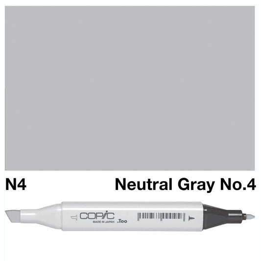 Copic Classic Marker N4 Neutral Gray No.4 - theartshop.com.au