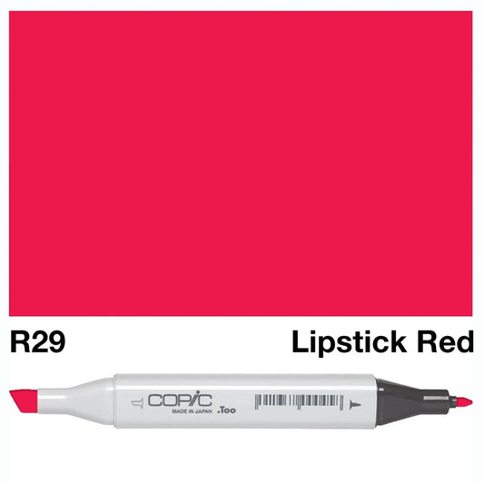 Copic Classic Marker R29 Lipstick Red - theartshop.com.au