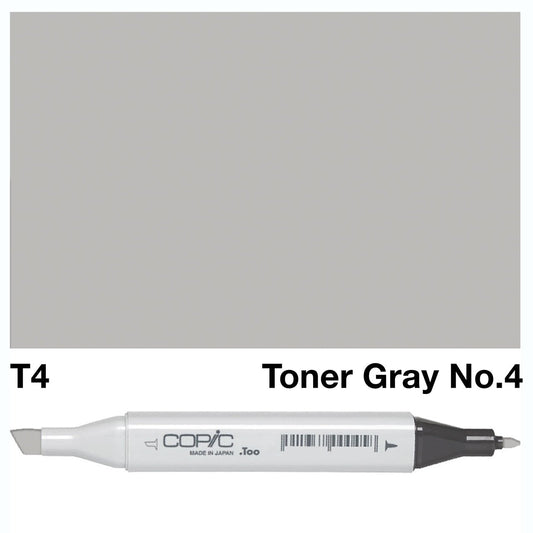 Copic Classic Marker T4 Toner Gray No.4 - theartshop.com.au