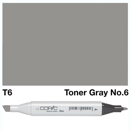 Copic Classic Marker T6 Toner Gray No.6 - theartshop.com.au