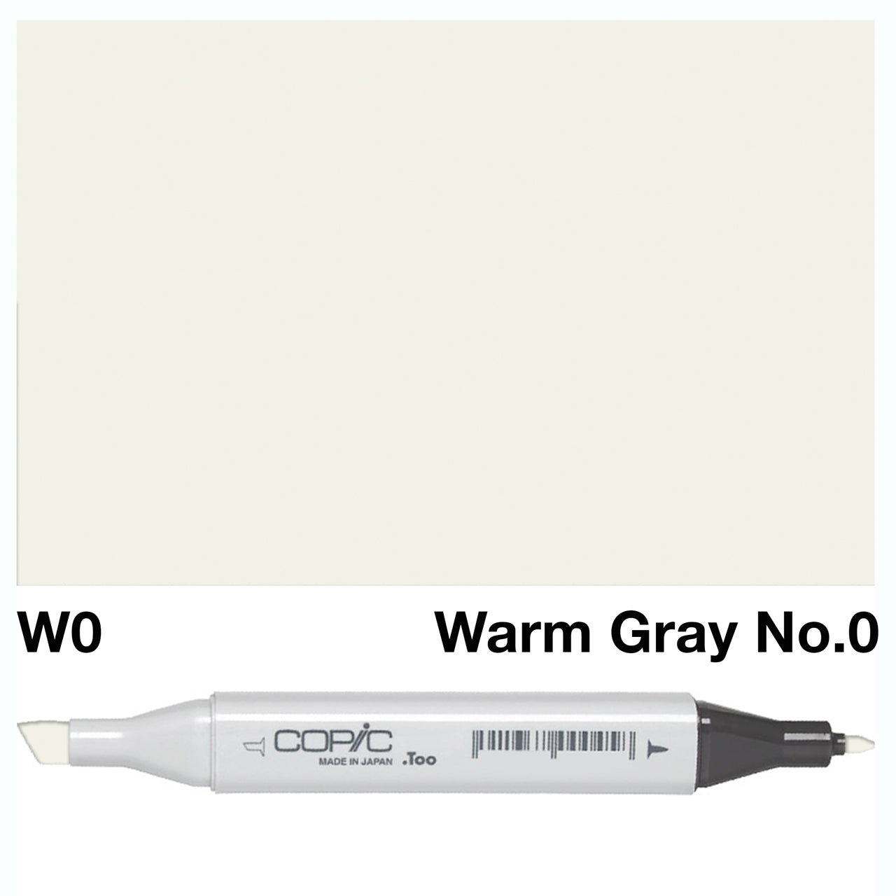 Copic Classic Marker W0 Warm Gray No.0 - theartshop.com.au
