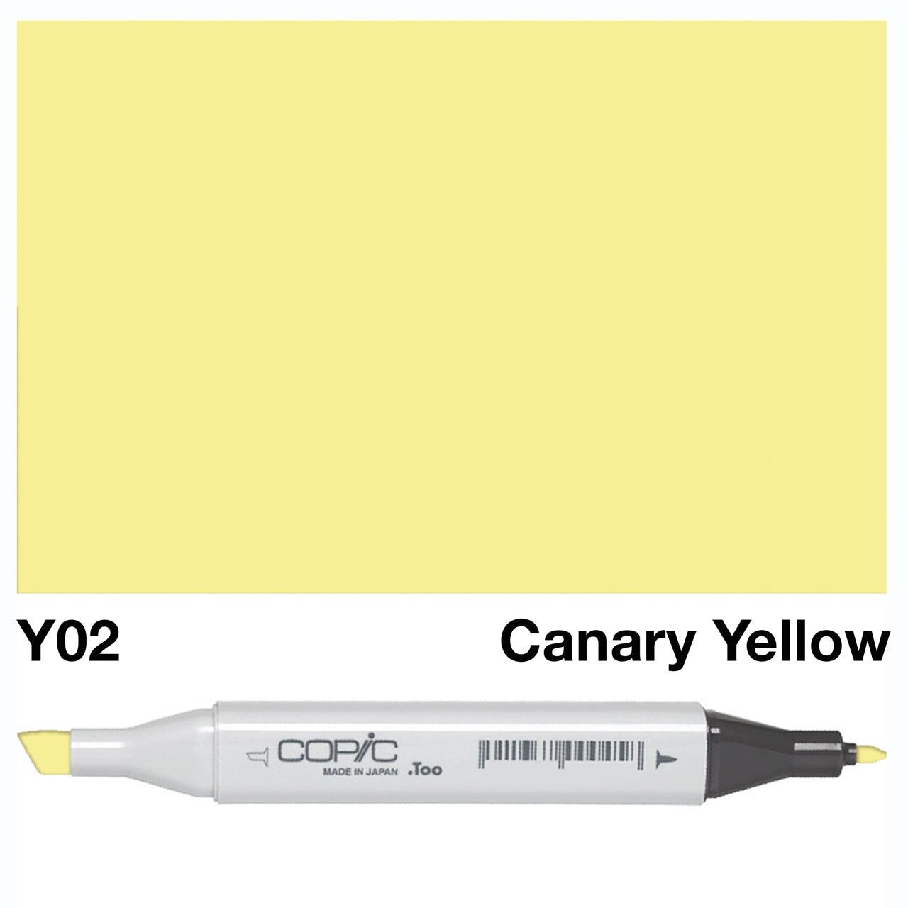 Copic Classic Marker Y02 Canary Yellow - theartshop.com.au