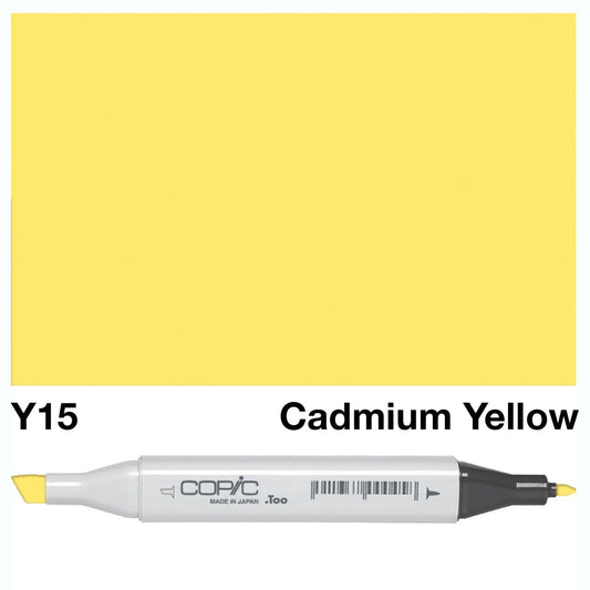 Copic Classic Marker Y15 Cadmium Yellow - theartshop.com.au