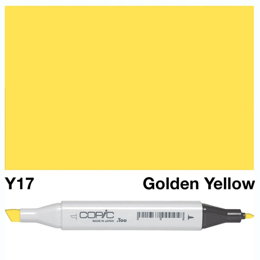 Copic Classic Marker Y17 Golden Yellow - theartshop.com.au