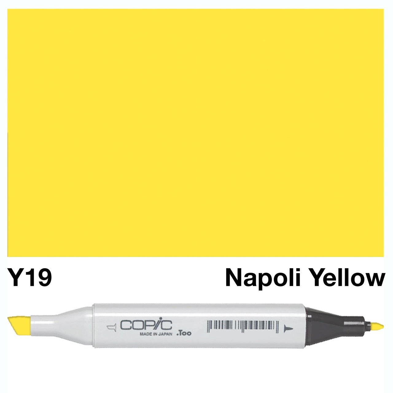 Copic Classic Marker Y19 Napoli Yellow - theartshop.com.au