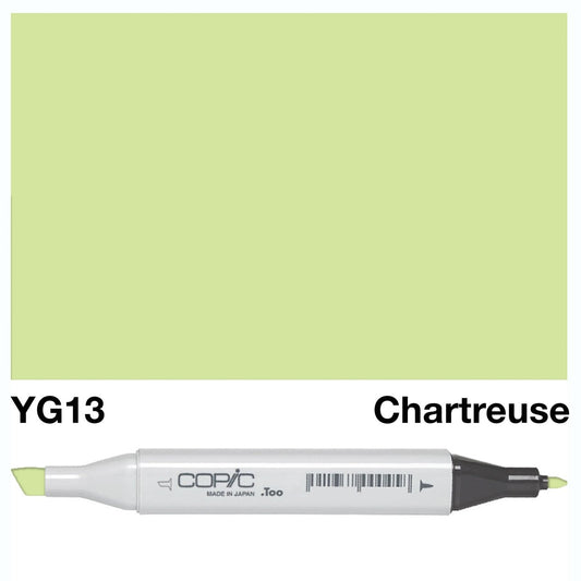 Copic Classic Marker YG13 Chartreuse - theartshop.com.au