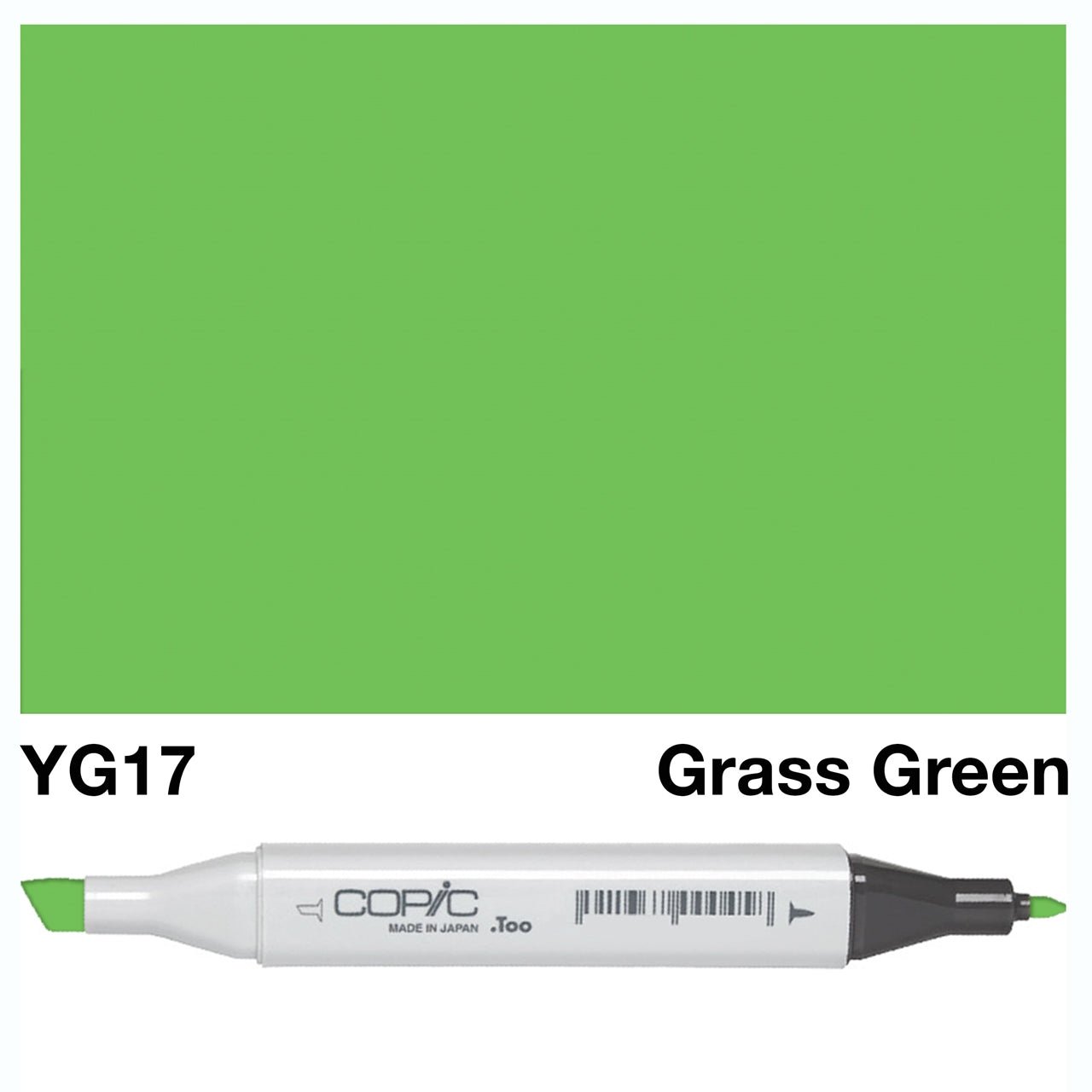 Copic Classic Marker YG17 Grass Green - theartshop.com.au