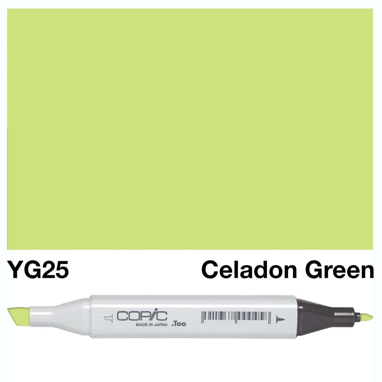 Copic Classic Marker YG25 Celadon Green - theartshop.com.au