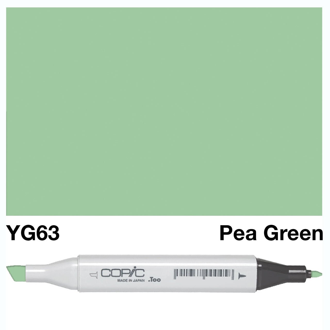 Copic Classic Marker YG63 Pea Green - theartshop.com.au