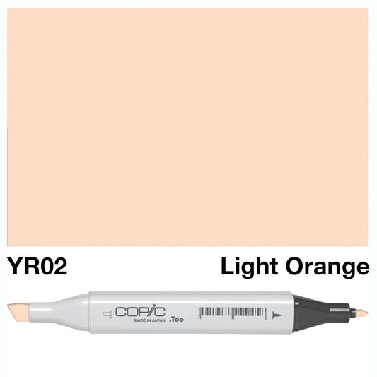 Copic Classic Marker YR02 Light Orange - theartshop.com.au