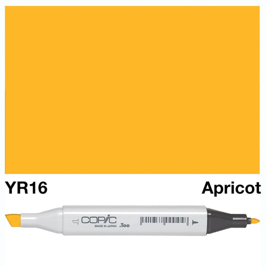 Copic Classic Marker YR16 Apricot - theartshop.com.au