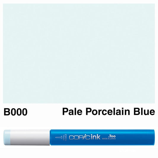 Copic Ink 12ml B000 Pale Porcelain Blue - theartshop.com.au