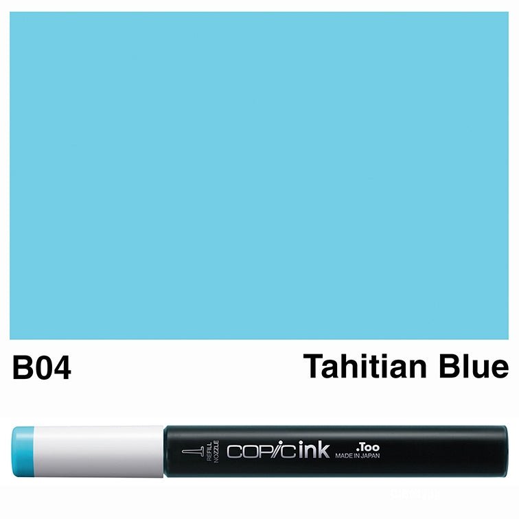 Copic Ink 12ml B04 Tahitian Blue - theartshop.com.au