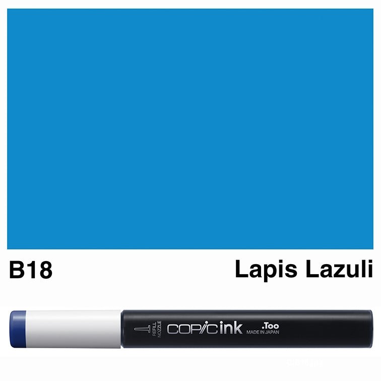 Copic Ink 12ml B18 Lapis Lazuli - theartshop.com.au