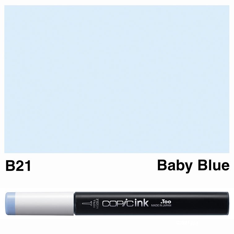 Copic Ink 12ml B21 Baby Blue - theartshop.com.au