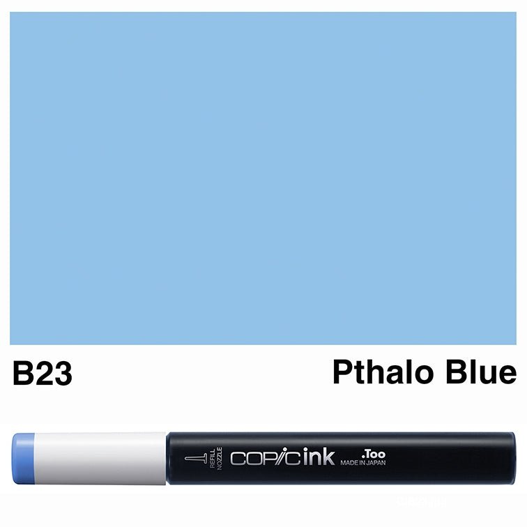 Copic Ink 12ml B23 Phthalo Blue - theartshop.com.au