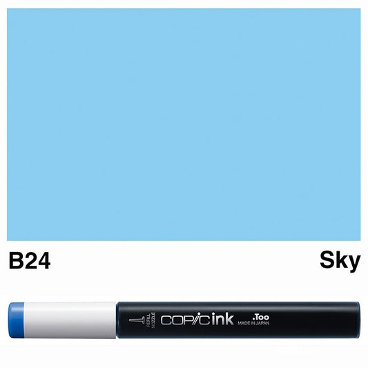 Copic Ink 12ml B24 Sky - theartshop.com.au