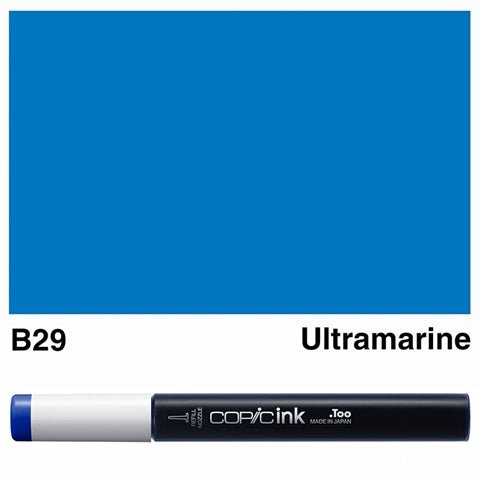 Copic Ink 12ml B29 Ultramarine - theartshop.com.au