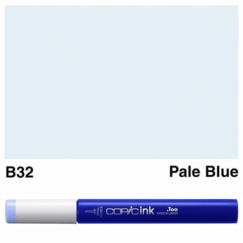 Copic Ink 12ml B32 Pale Blue - theartshop.com.au