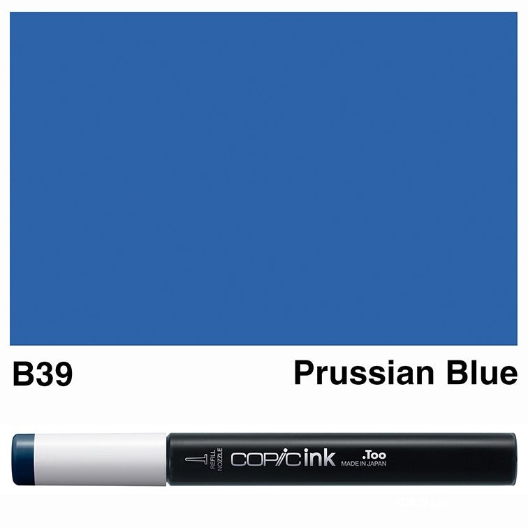 Copic Ink 12ml B39 Prussian Blue - theartshop.com.au